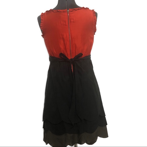 Maeve Anthropology| Scalloped Tiered Hem Dress | 2 - Picture 2 of 7